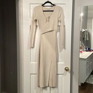 Abercrombie Wrap Midi Sweater Dress